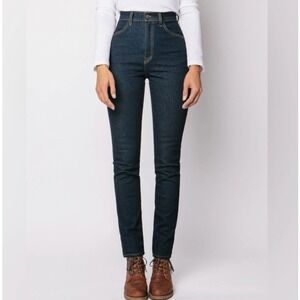 Imogene + Willie Elizabeth High Rise Skinny Jeans Size 25 Dark Indigo Denim